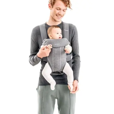 Babybjörn Kanguru Mini 3D Jersey Light Grey - 2