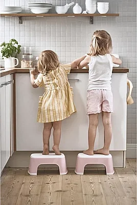 Babybjörn Safe Step Basamak Pembe - Beyaz (1)