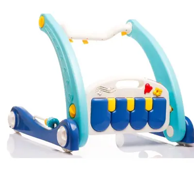 Babycim 2'si Bir Arada Aktivite Halısı&İlk Adım Arabası Mavi - 3