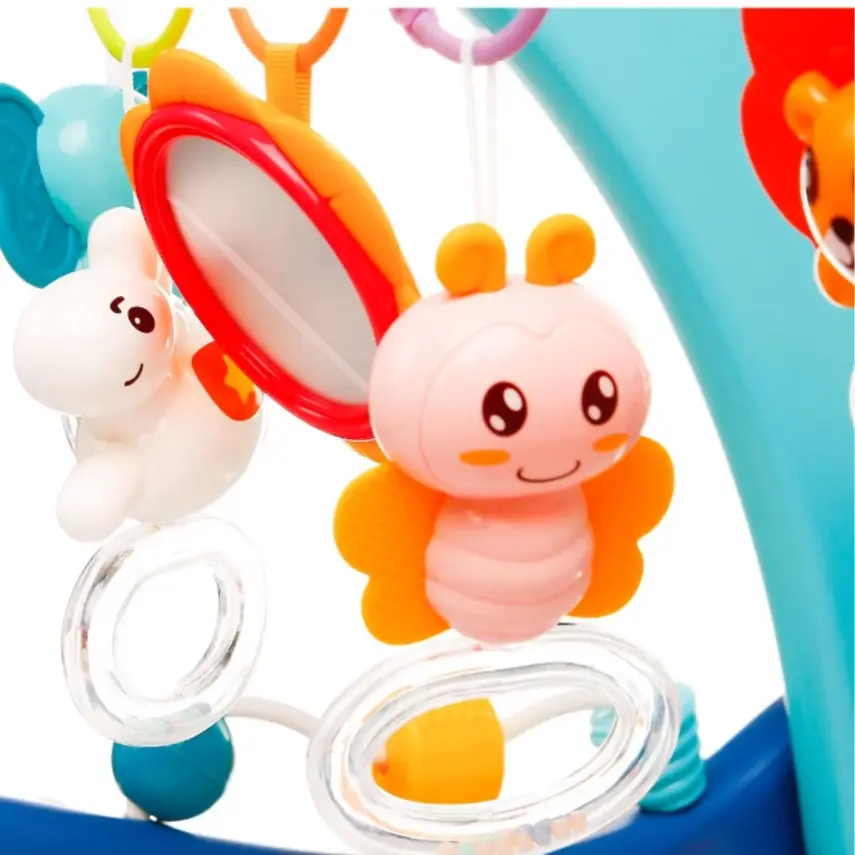 Babycim 2'si Bir Arada Aktivite Halısı&İlk Adım Arabası Mavi - 9