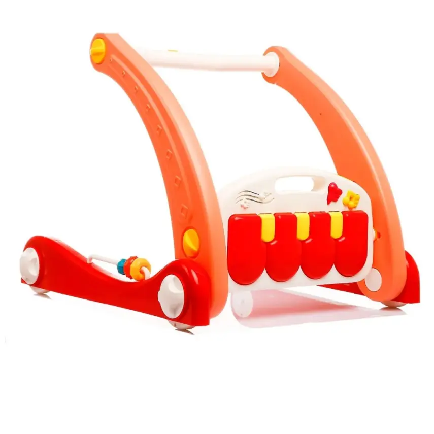 Babycim 2'si Bir Arada Aktivite Halısı&İlk Adım Arabası Pembe - 2