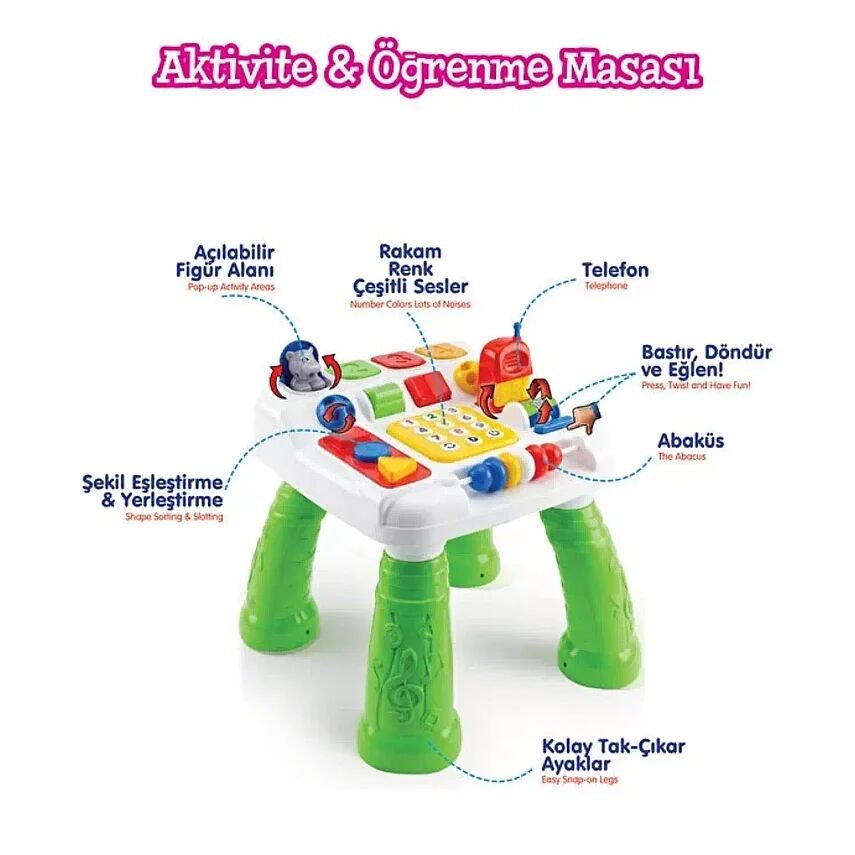 Babycim Aktivite Ve Öğrenme Masası - 5