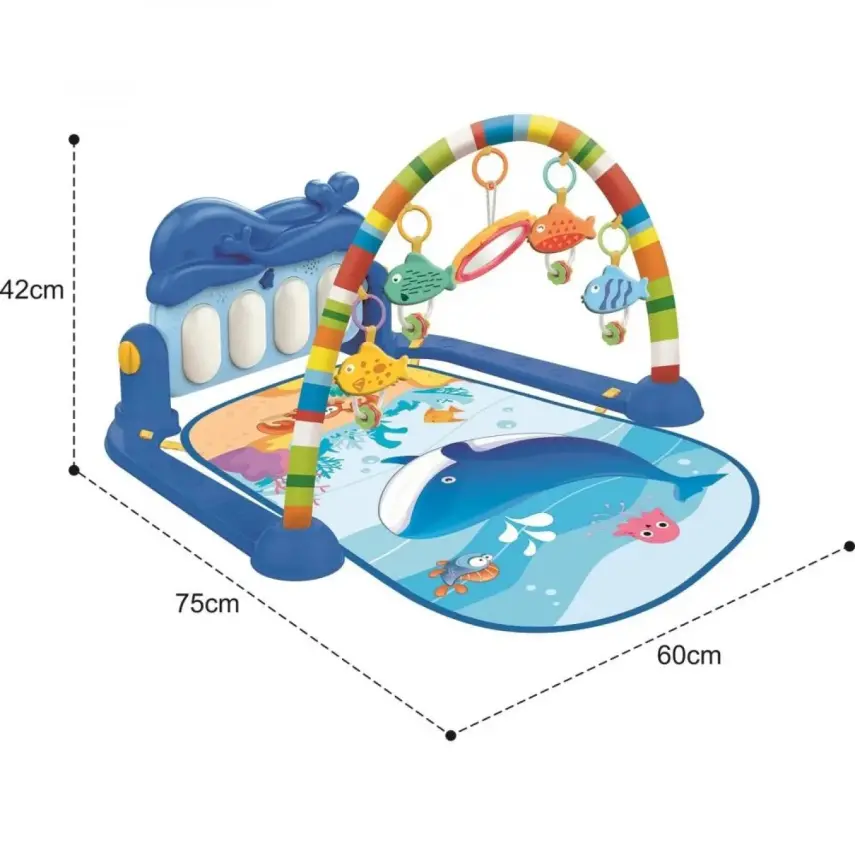 Babycim Balina Piyanolu Oyun Halısı - 2
