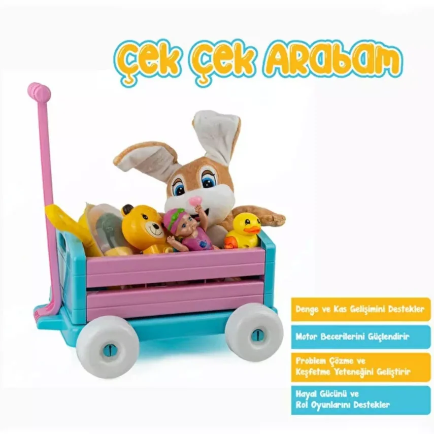 Babycim Çek Çek Arabam Pembe - 2
