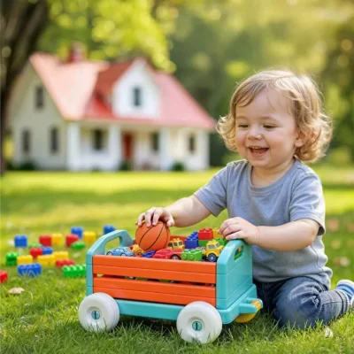 Babycim Çek Çek Arabam Turuncu - 5