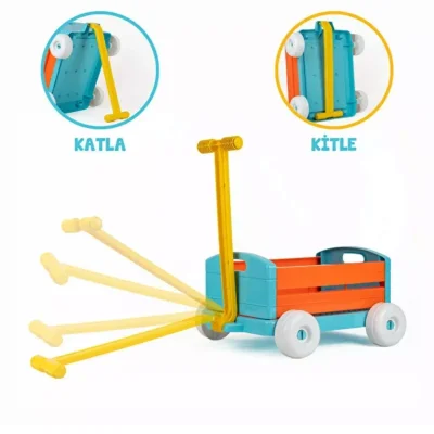 Babycim Çek Çek Arabam Turuncu - 3