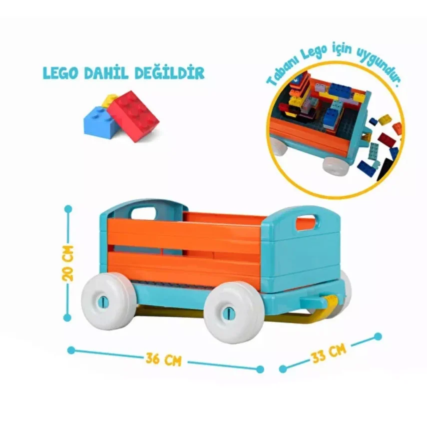 Babycim Çek Çek Arabam Turuncu - 7