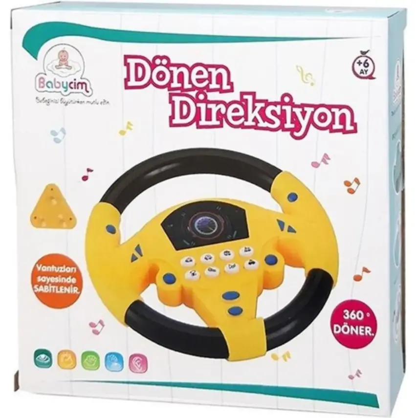 Babycim Direksiyon 8 Farklı Araç Sesi - 1