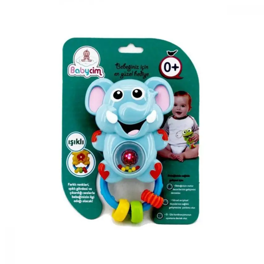 Babycim Fil Çıngırak Sesli - 1