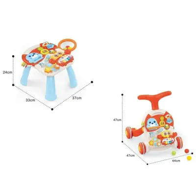 Babycim Hem Aktivite Masası Hem İlk Adım Arabası 2si 1 Arada - 6