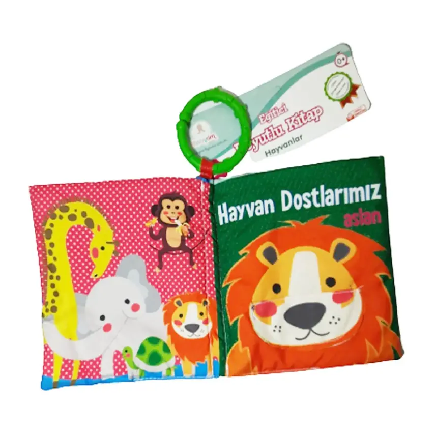 Babycim Hışırtılı Eğitici Hayvanlar İlk Kitabım - 1