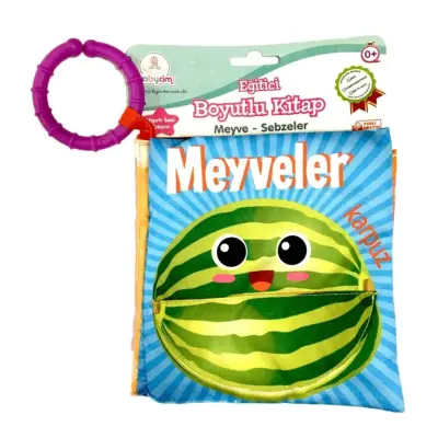 Babycim Hışırtılı Eğitici Meyveler İlk Kitabım - 1