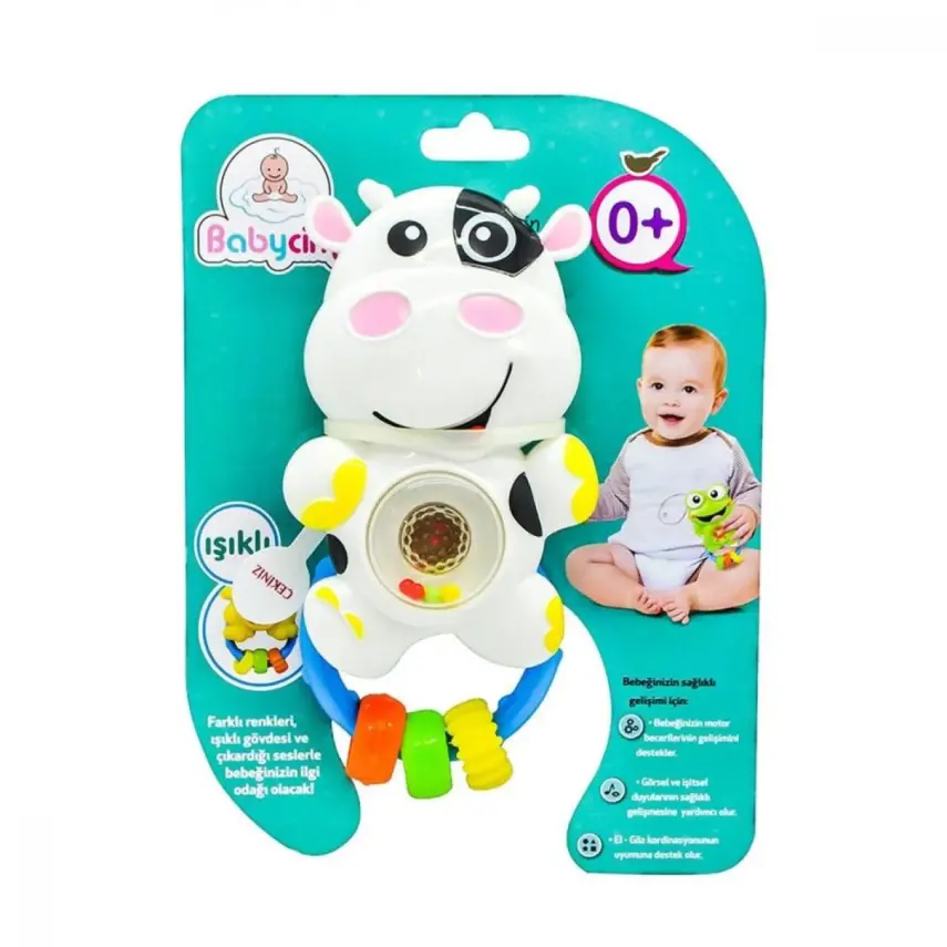Babycim İnek Çıngırak Sesli - 1