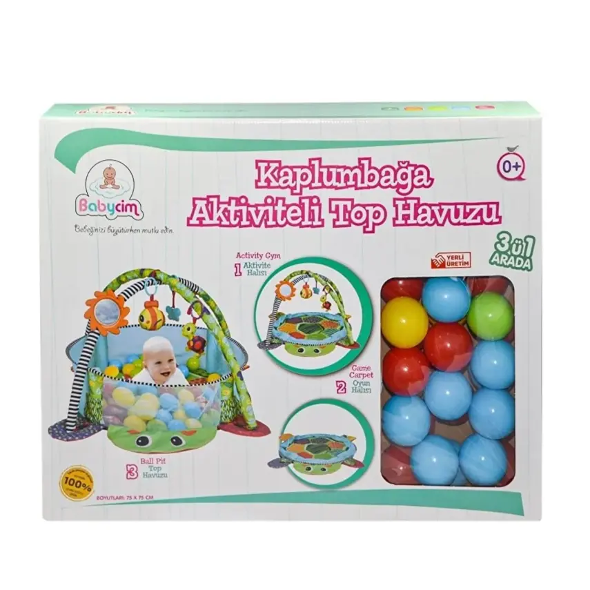 Babycim Kaplumbağa Aktiviteli Top Havuzu - 7