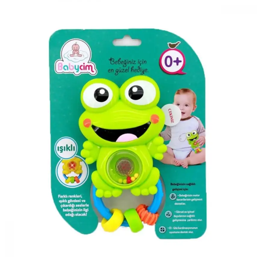 Babycim Kurbağa Çıngırak Sesli - 2