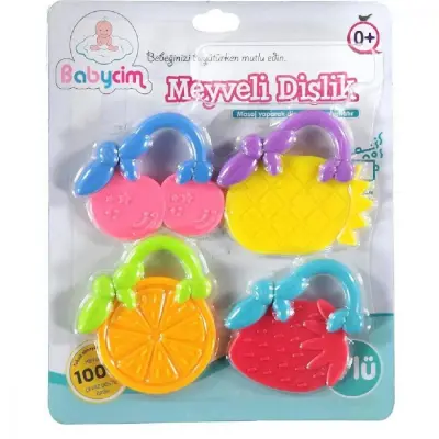 Babycim Meyveli Dişlik 4'lü (1)