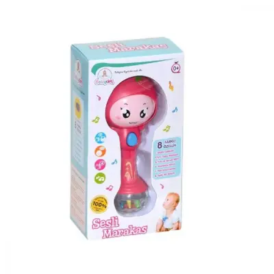 Babycim Neşeli Suratlı Işıklı Sesli Marakas - 3