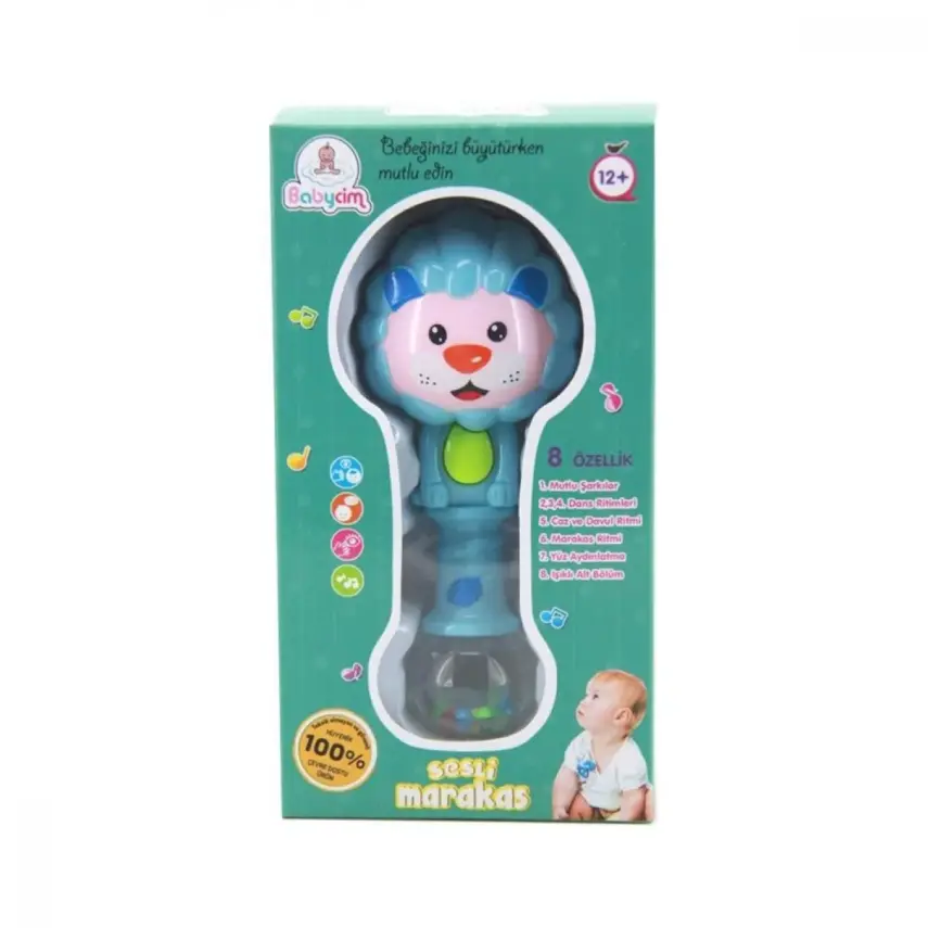 Babycim Ritimli Aslan Çıngırak - 1