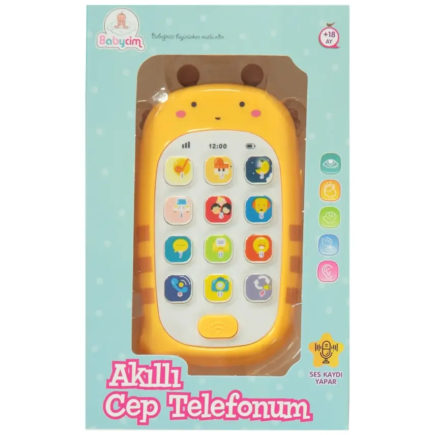 Babycim Ses Kaydeden Neşeli Telefonı - 3