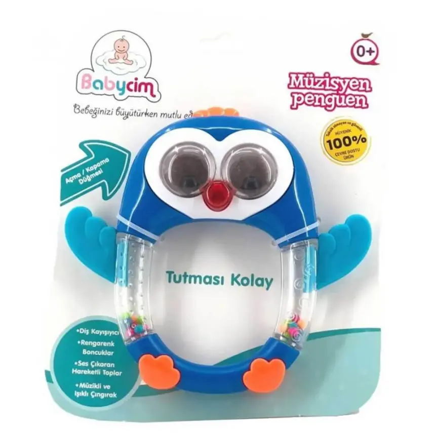 Babycim Sesli Penguen Çıngırak - 1