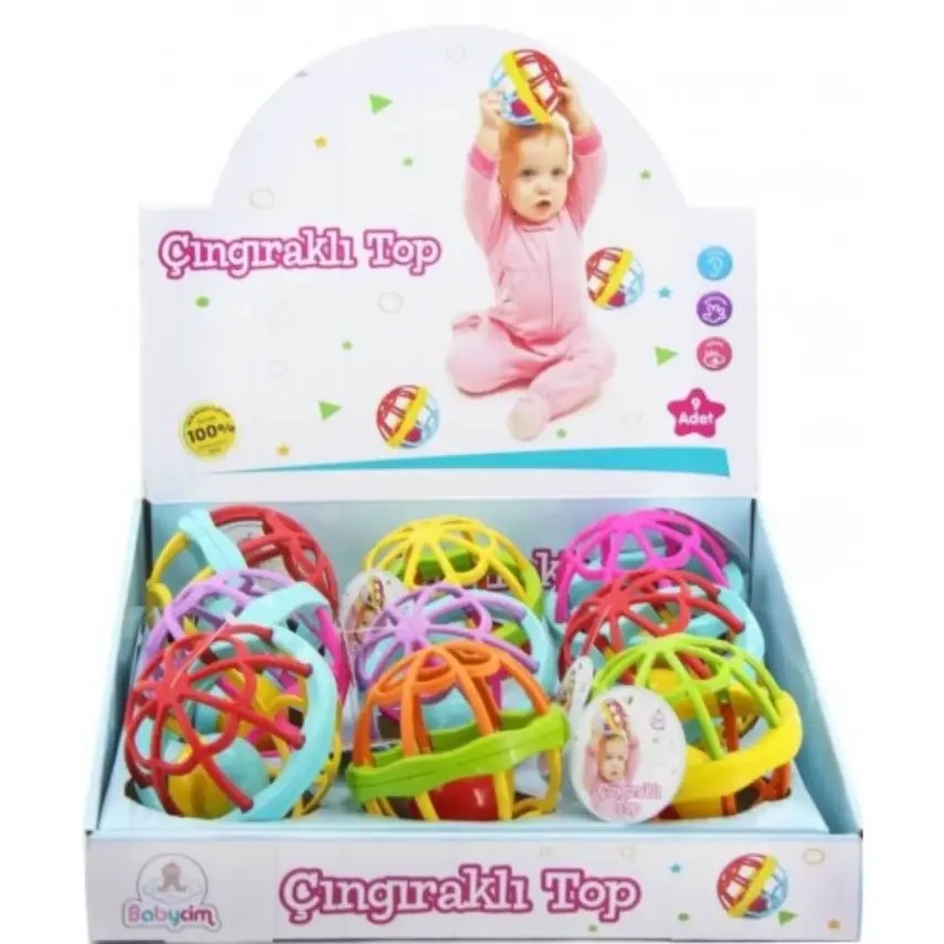 Babycim Soft Plastik Çıngıraklı Top - 1