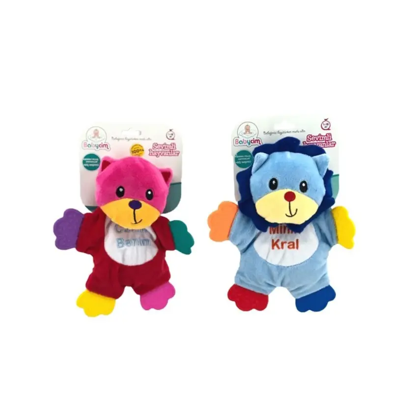 Babycim Vikvik Sesli Dişlik Kedi-Aslan - 1