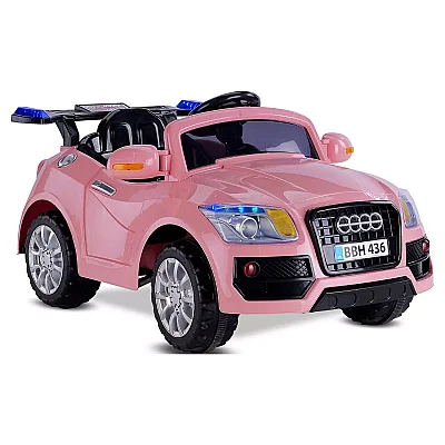 Babyhope 436 Akülü Araba Pastel Pembe