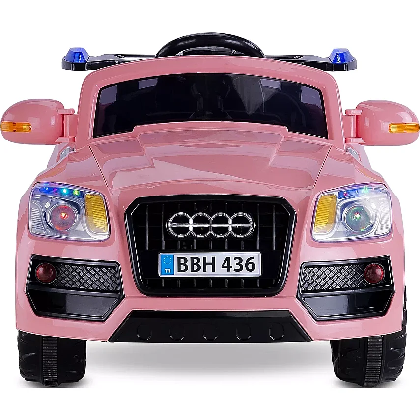 Babyhope 436 Akülü Araba Pastel Pembe - 2