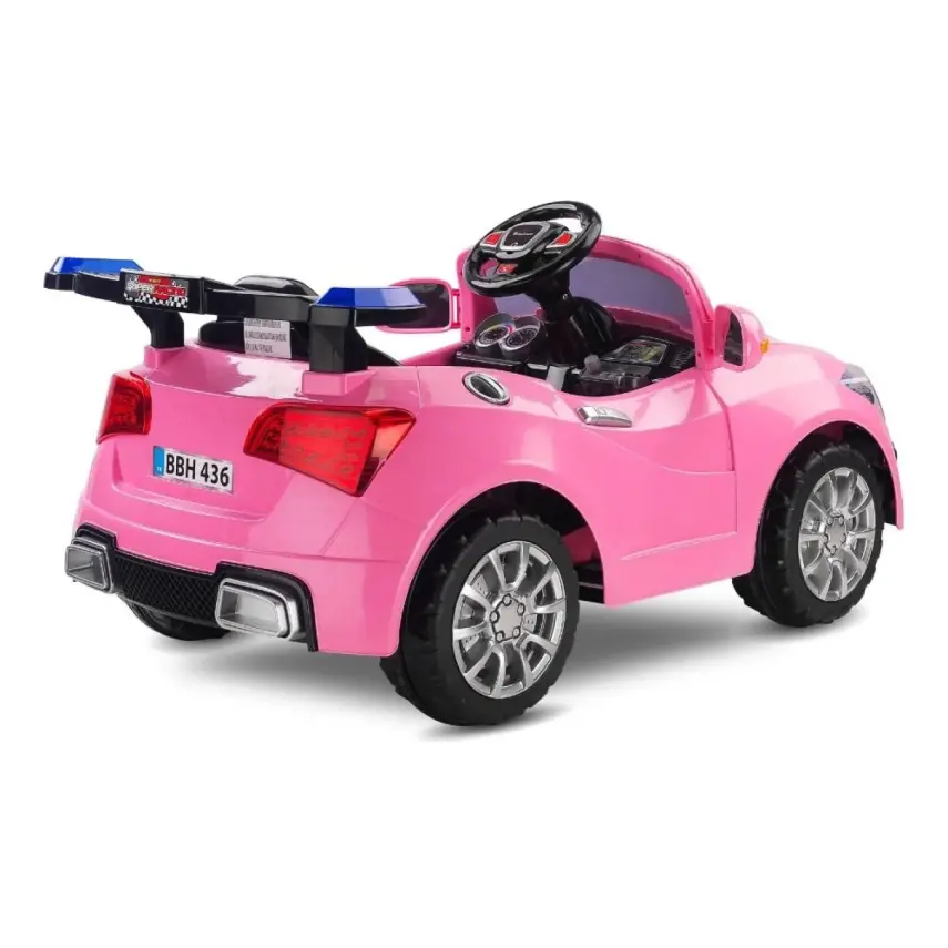 Babyhope 436 Akülü Araba Pembe - 6