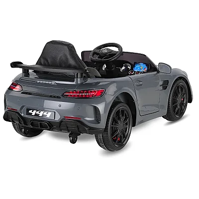 Babyhope 444 GTR Sport Akülü Araba Koyu Gri 12V - 4
