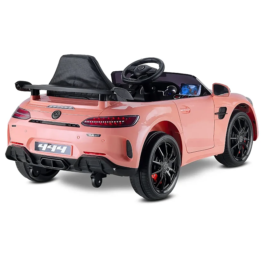Babyhope 444 GTR Sport Akülü Araba Pembe 12V - 5