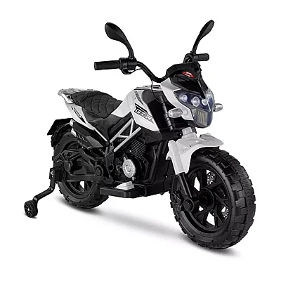 Babyhope 447 Motocross Akülü Motor 12V Beyaz