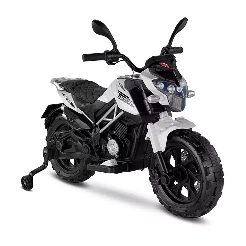 Babyhope 447 Motocross Akülü Motor 12V Beyaz - 1