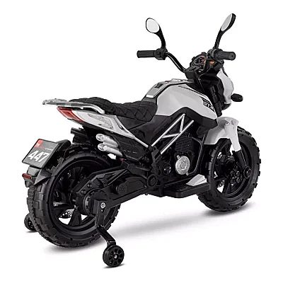 Babyhope 447 Motocross Akülü Motor 12V Beyaz (1)