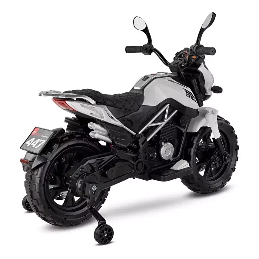Babyhope 447 Motocross Akülü Motor 12V Beyaz - 2