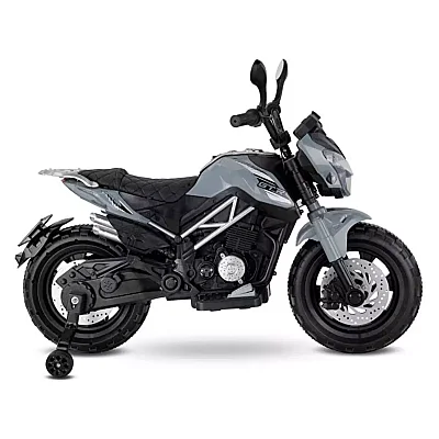 Babyhope 447 Motocross Akülü Motor 12v Gri - 3