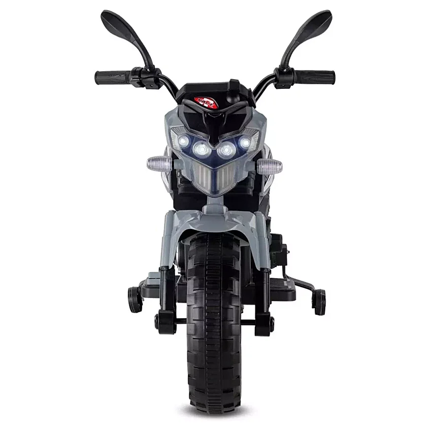 Babyhope 447 Motocross Akülü Motor 12v Gri - 4