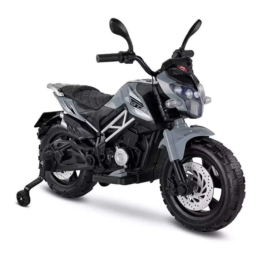 Babyhope 447 Motocross Akülü Motor 12v Gri - 1