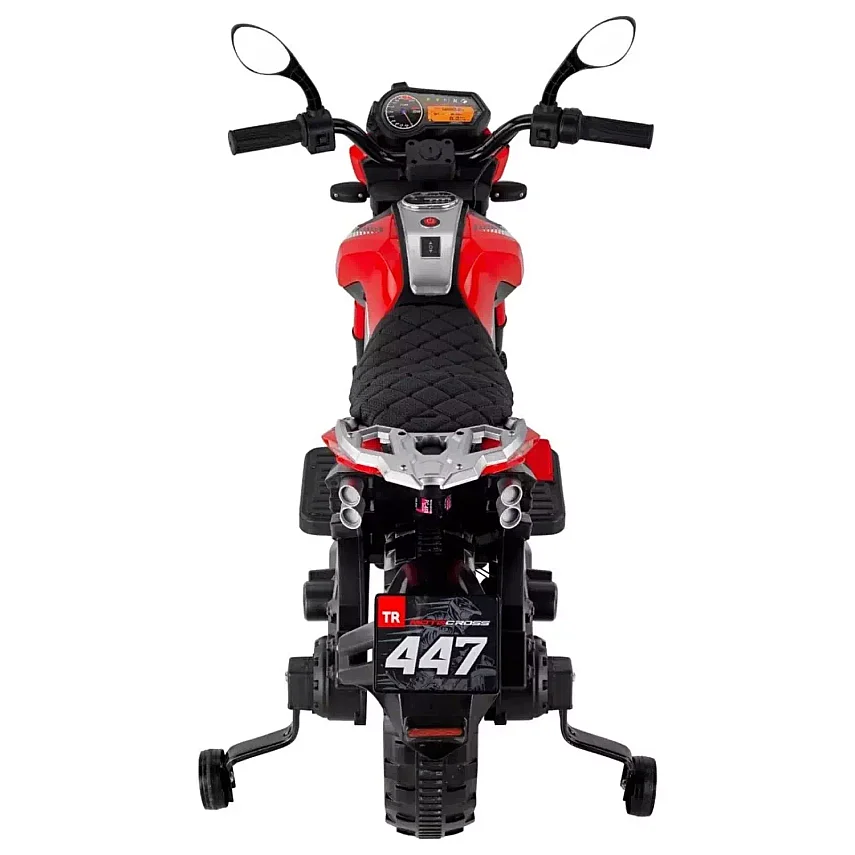Babyhope 447 Motocross Akülü Motor 12V Kırmızı - 4