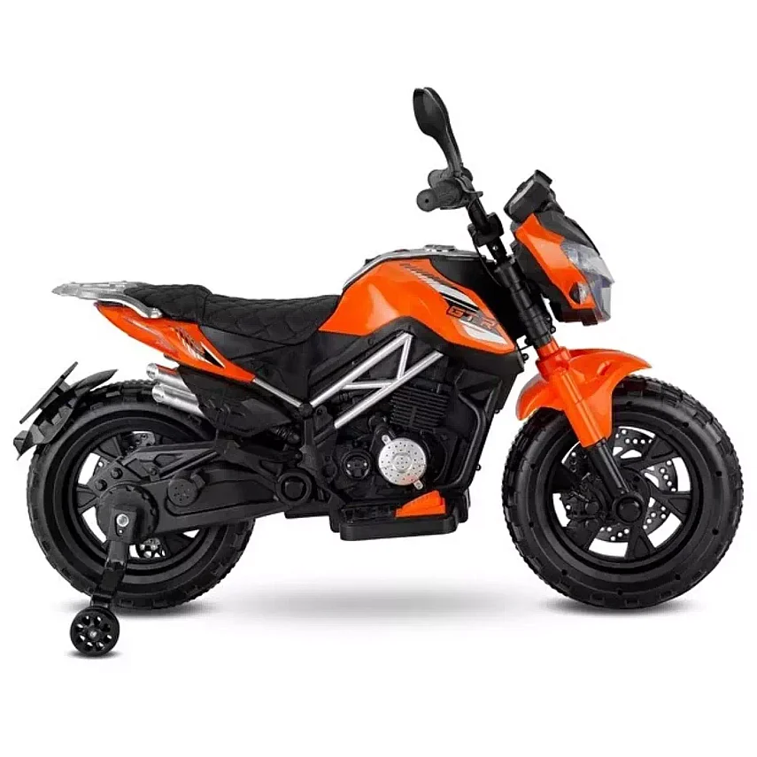 Babyhope 447 Motocross Akülü Motor 12V Turuncu - 2