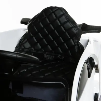 Babyhope Bugo Drive Akülü Araba 12 Volt Beyaz - 3