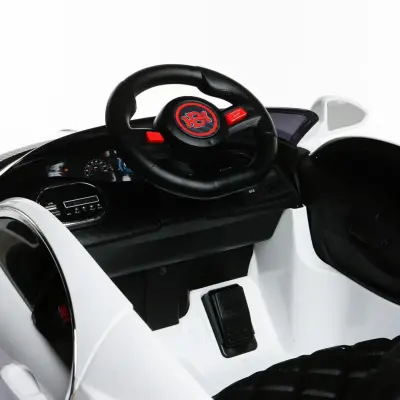 Babyhope Bugo Drive Akülü Araba 12 Volt Beyaz - 9