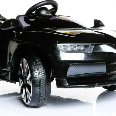 Babyhope Bugo Drive Akülü Araba 12 Volt Siyah - 2