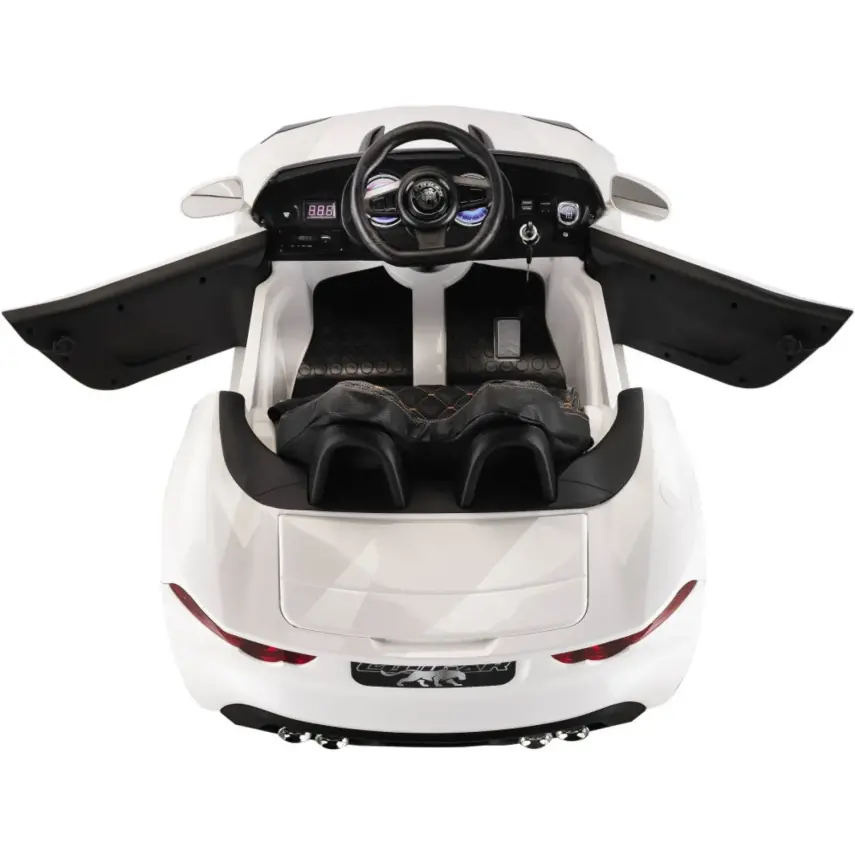 Babyhope Cougar Akülü Araba 12V Beyaz - 2