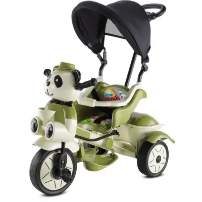 Babyhope Little Panda Bisiklet Yeşil Bej (1)