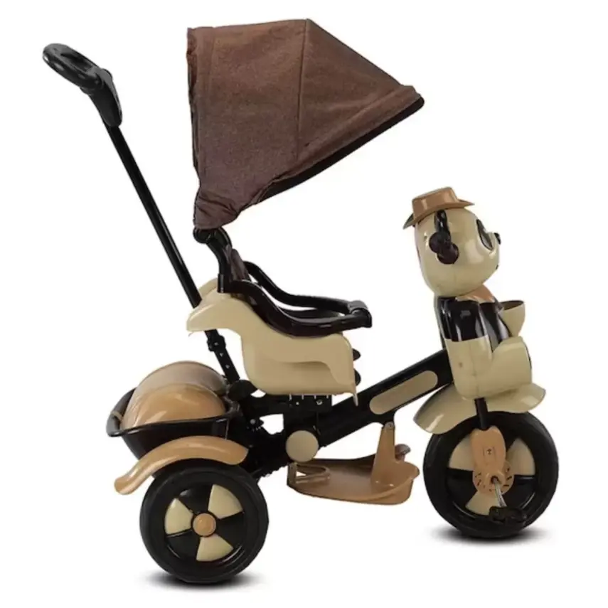 Babyhope Little Panda Lüx Bisiklet Kahve - 3