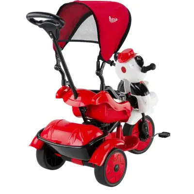 Babyhope Little Panda Lüx  Bisiklet Kırmızı Siyah (1)