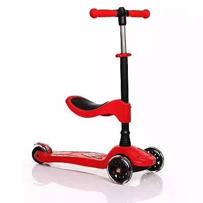 Babyhope Oturaklı Scooter 2in1 Kırmızı