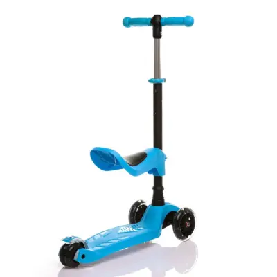Babyhope Oturaklı Scooter 2in1 Mavi (1)