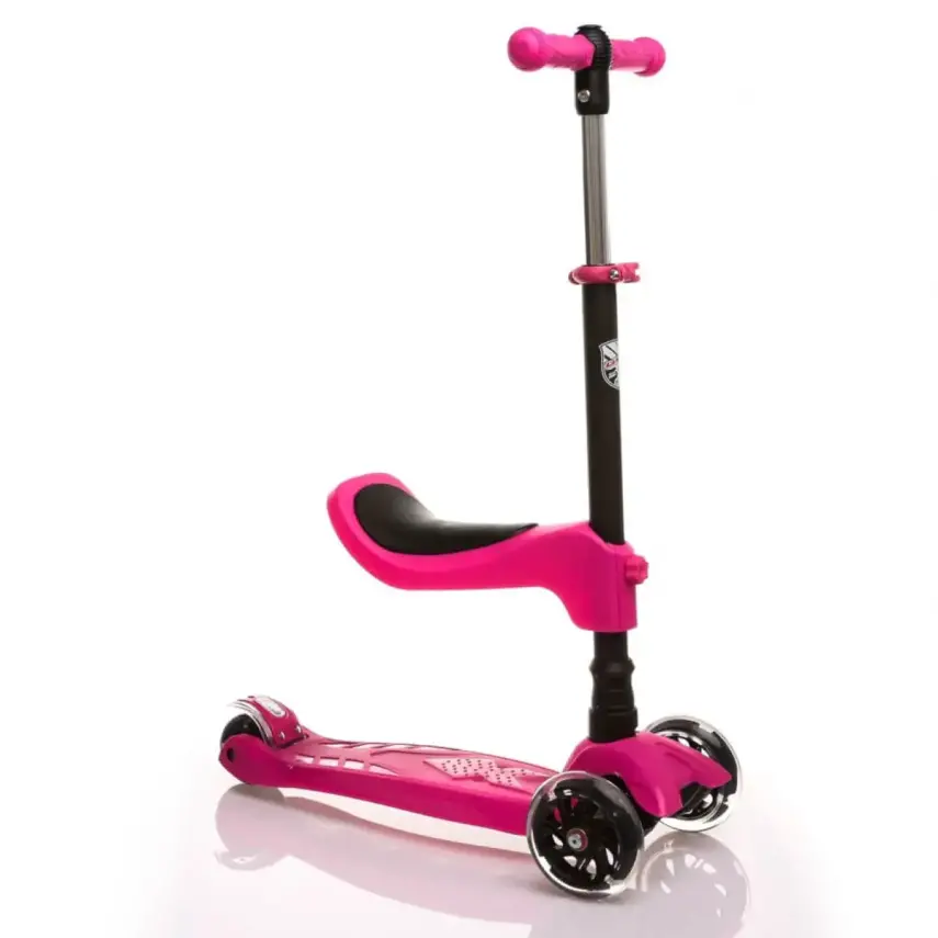 Babyhope Oturaklı Scooter 2in1 Pembe - 1